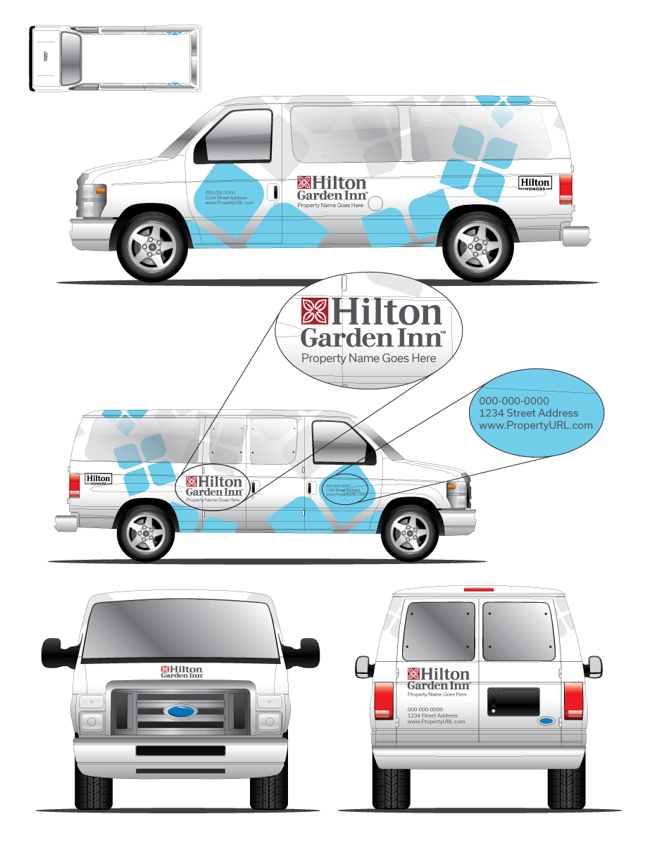 Ford E350 Hilton Garden Inn Wrap