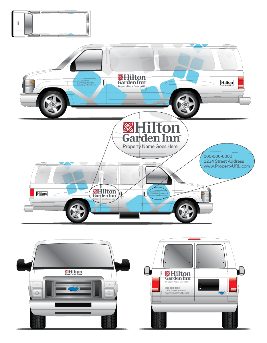 Ford E350 Hilton Garden Inn Wrap