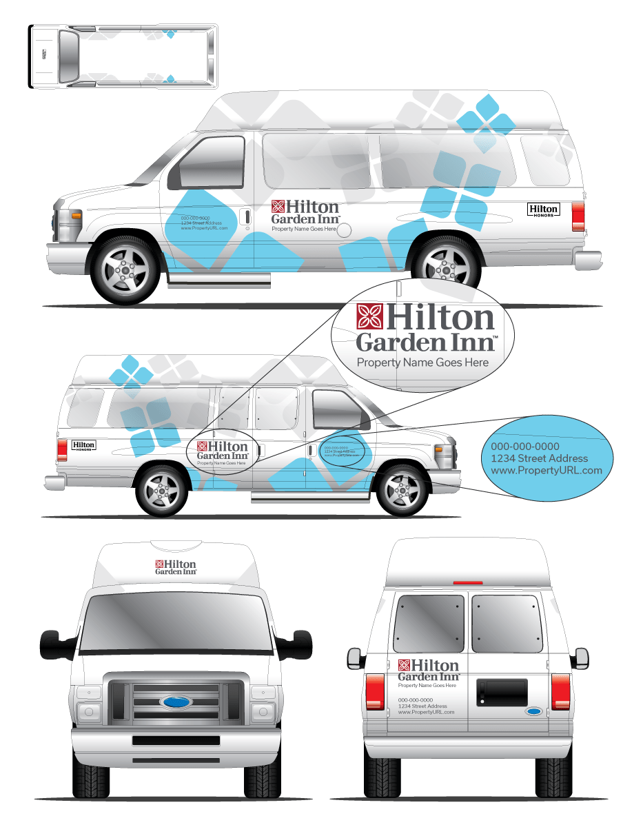Ford E350 Hilton Garden Inn Wrap