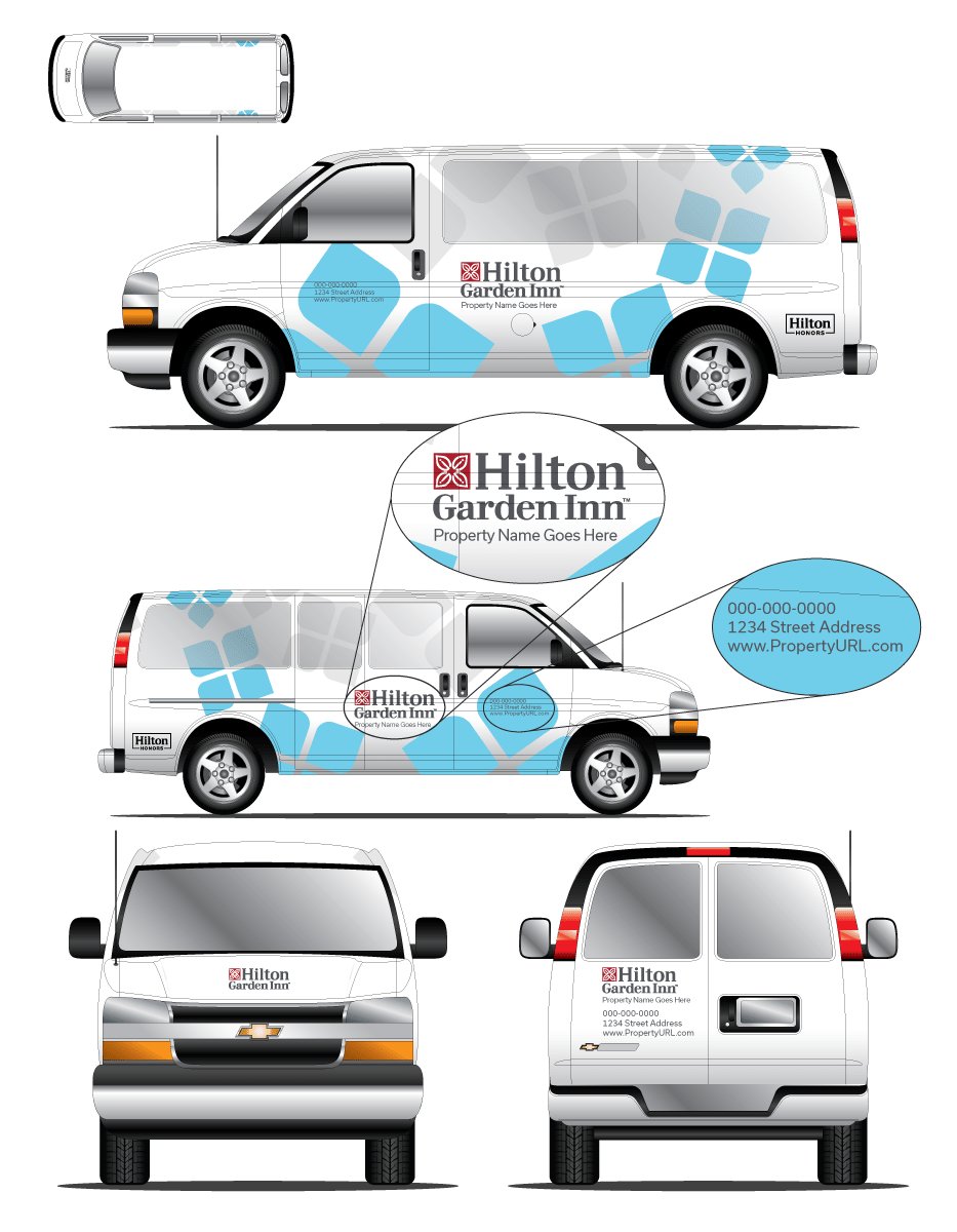 Chevrolet Express Hilton Garden Inn Wrap