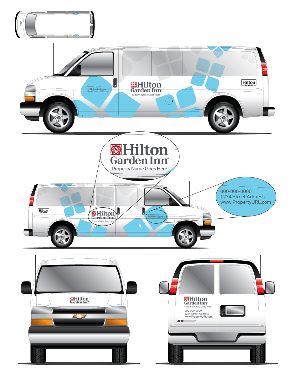 Chevrolet Express Hilton Garden Inn Wrap