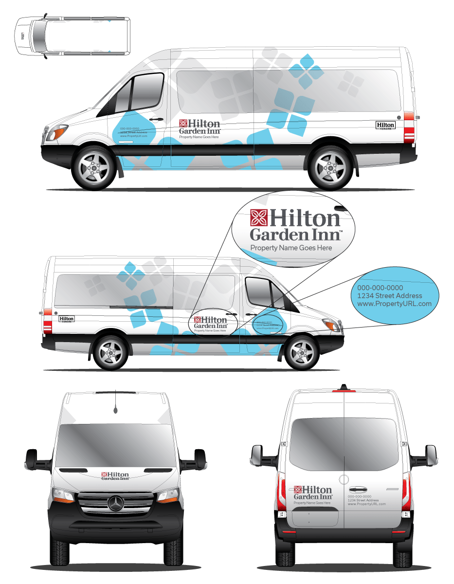 Mercedes Sprinter Hilton Garden Inn Wrap