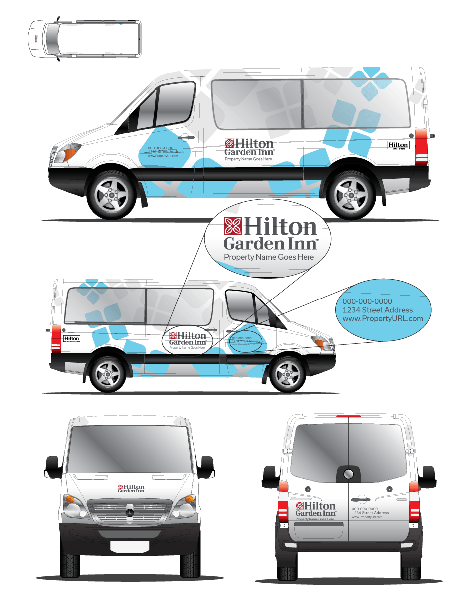 Mercedes Sprinter Hilton Garden Inn Wrap