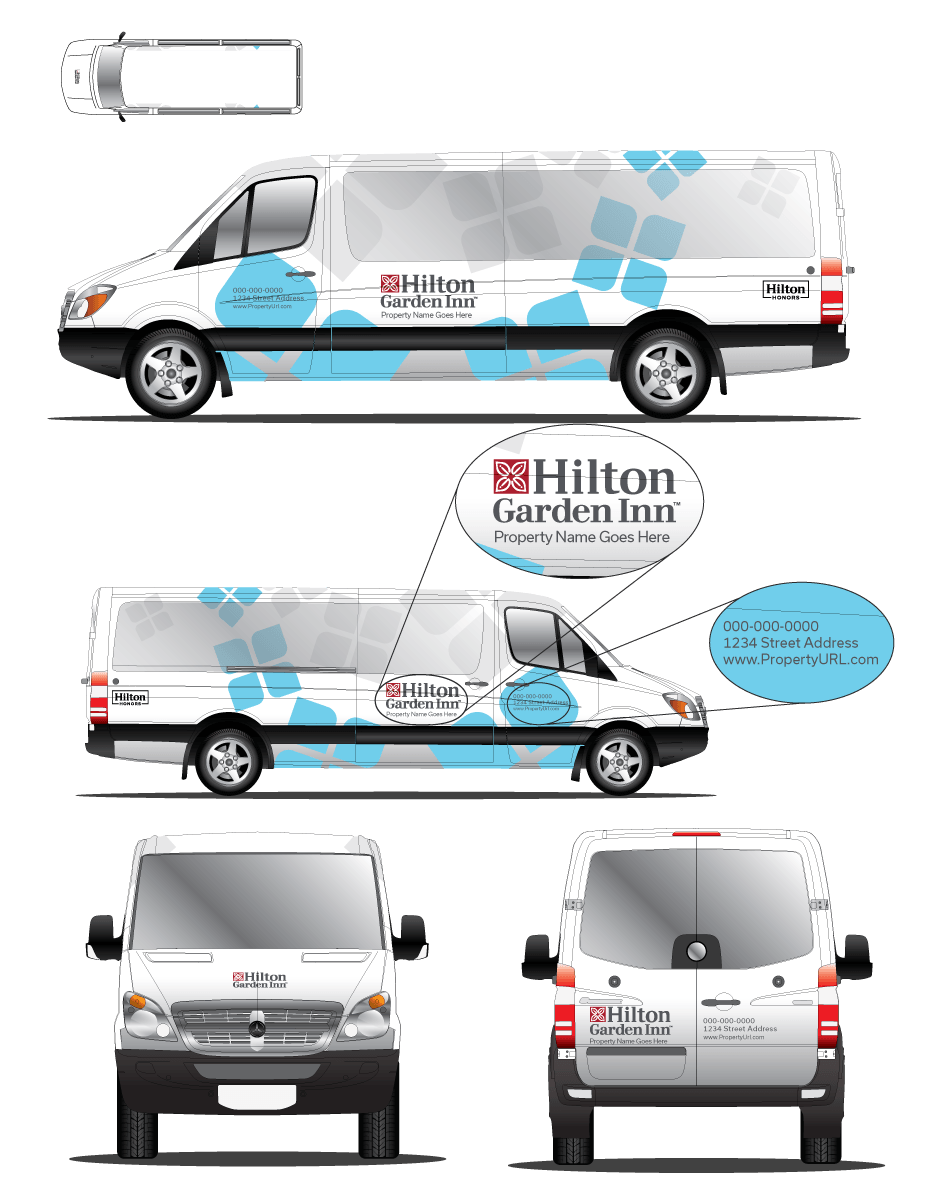 Mercedes Sprinter Hilton Garden Inn Wrap
