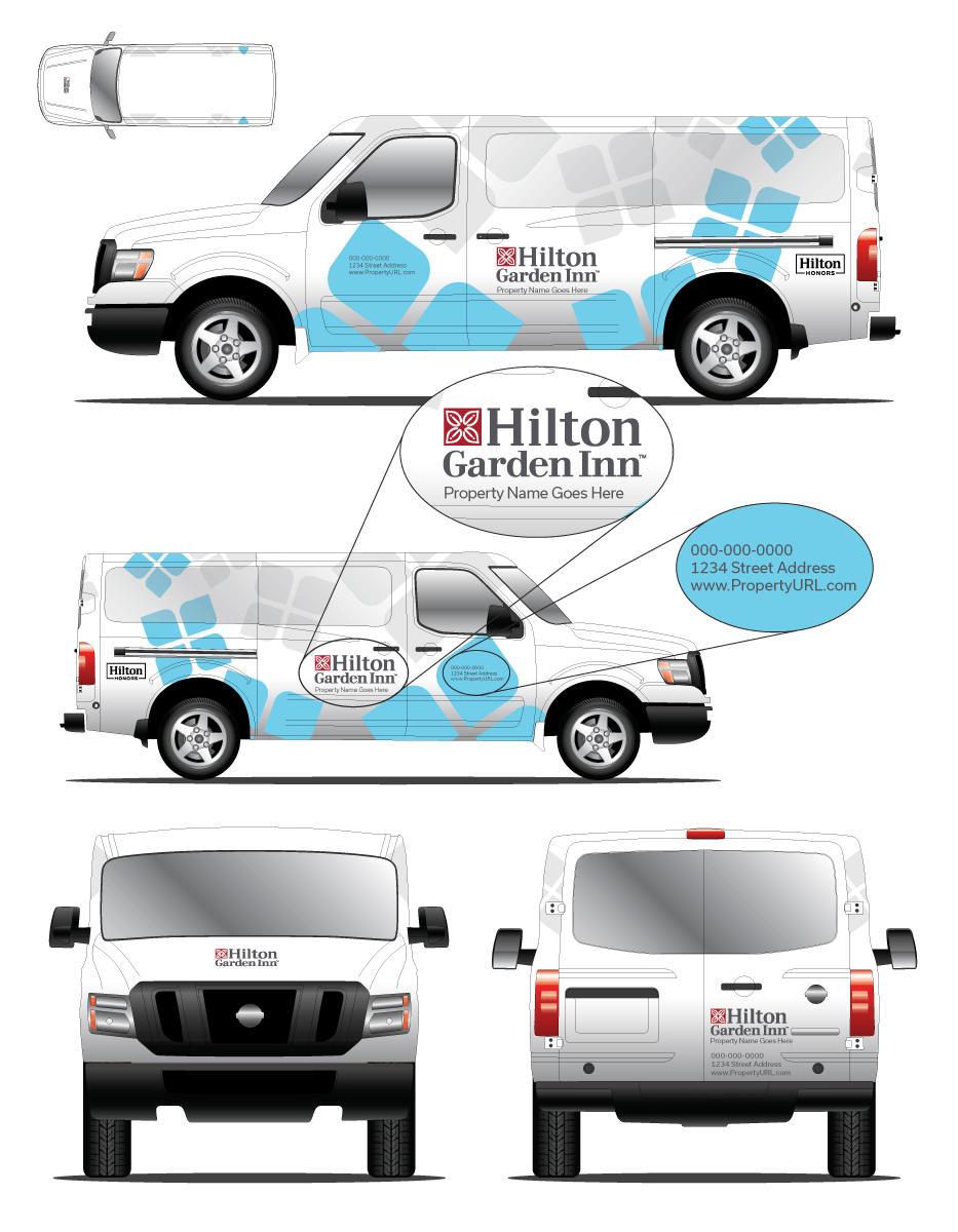 Nissan NV Hilton Garden Inn Wrap