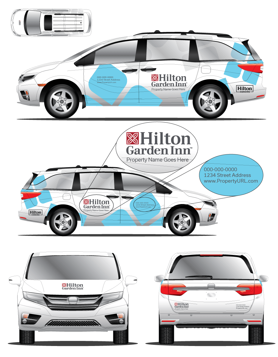 Honda Odyssey Hilton Garden Inn Wrap