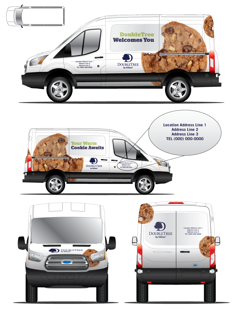 Ford Transit DoubleTree Wrap