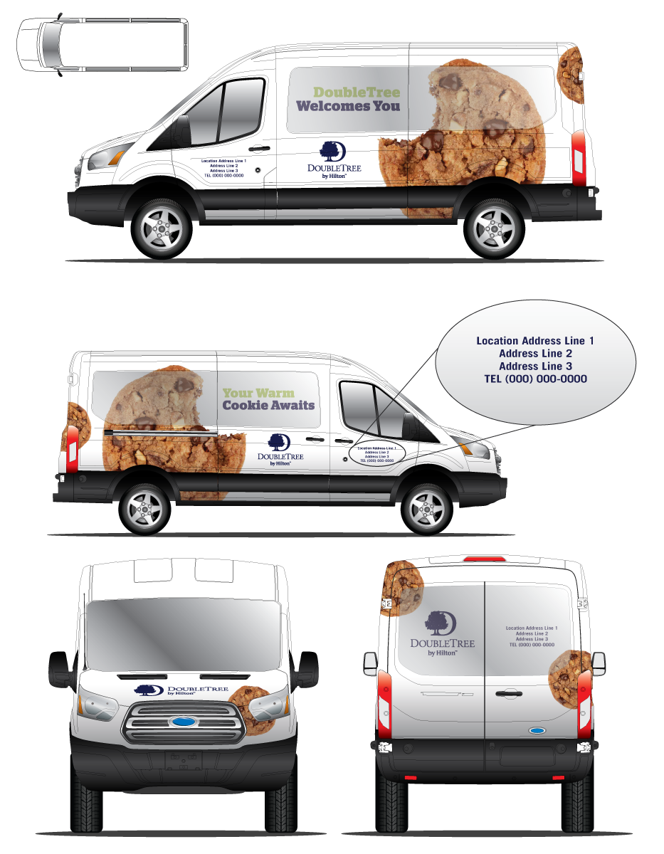 Ford Transit DoubleTree Wrap