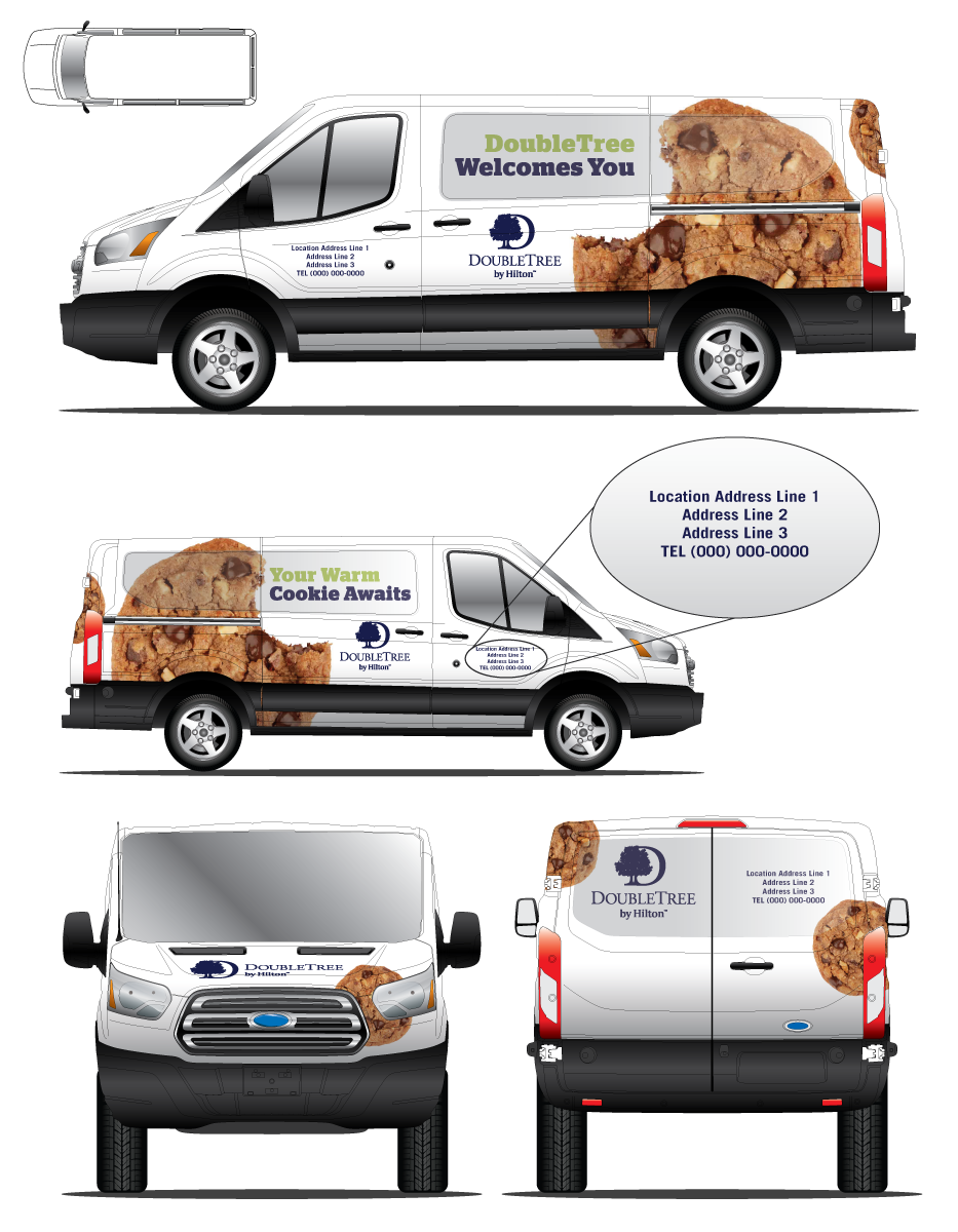 Ford Transit DoubleTree Wrap