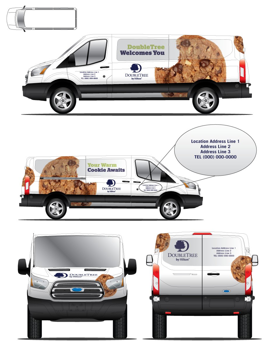 Ford Transit DoubleTree Wrap